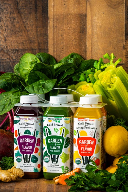 Garden of Flavor organic cold pressed Juice Cleanse, Three Day