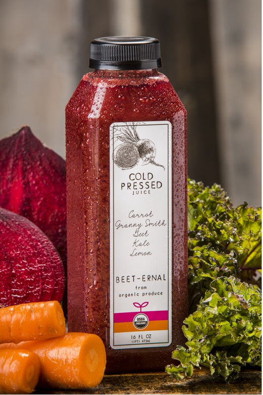 Whole Foods Produce Juice, Beet-ernal, Beet and Carrot organic juice, 16 oz